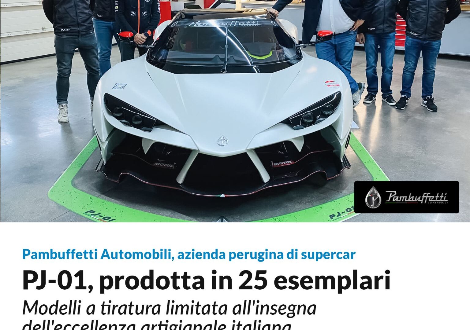 Pambuffetti Automobili, azienda perugina di supercar