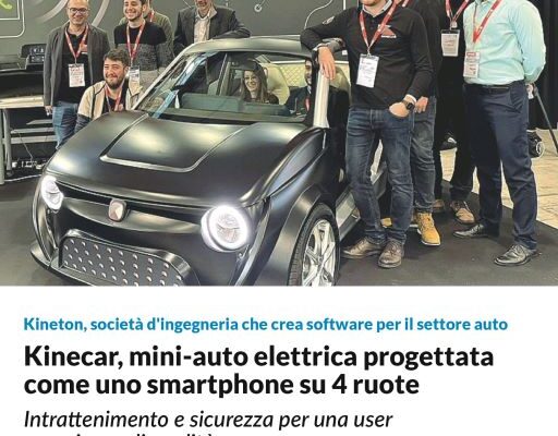 Kinecar: minicar elettrica progettata come uno smartphone