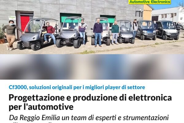 CF3000: progettazione e produzione di elettronica per l’automotive