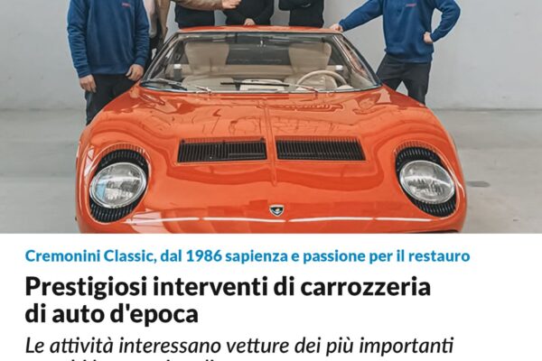 Cremonini Classic: prestigiosi interventi di carrozzeria su auto d’epoca