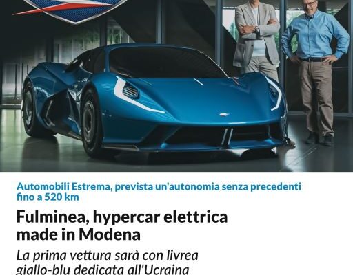 Estrema: nasce Fulminea prima hypercar elettrica made in Modena