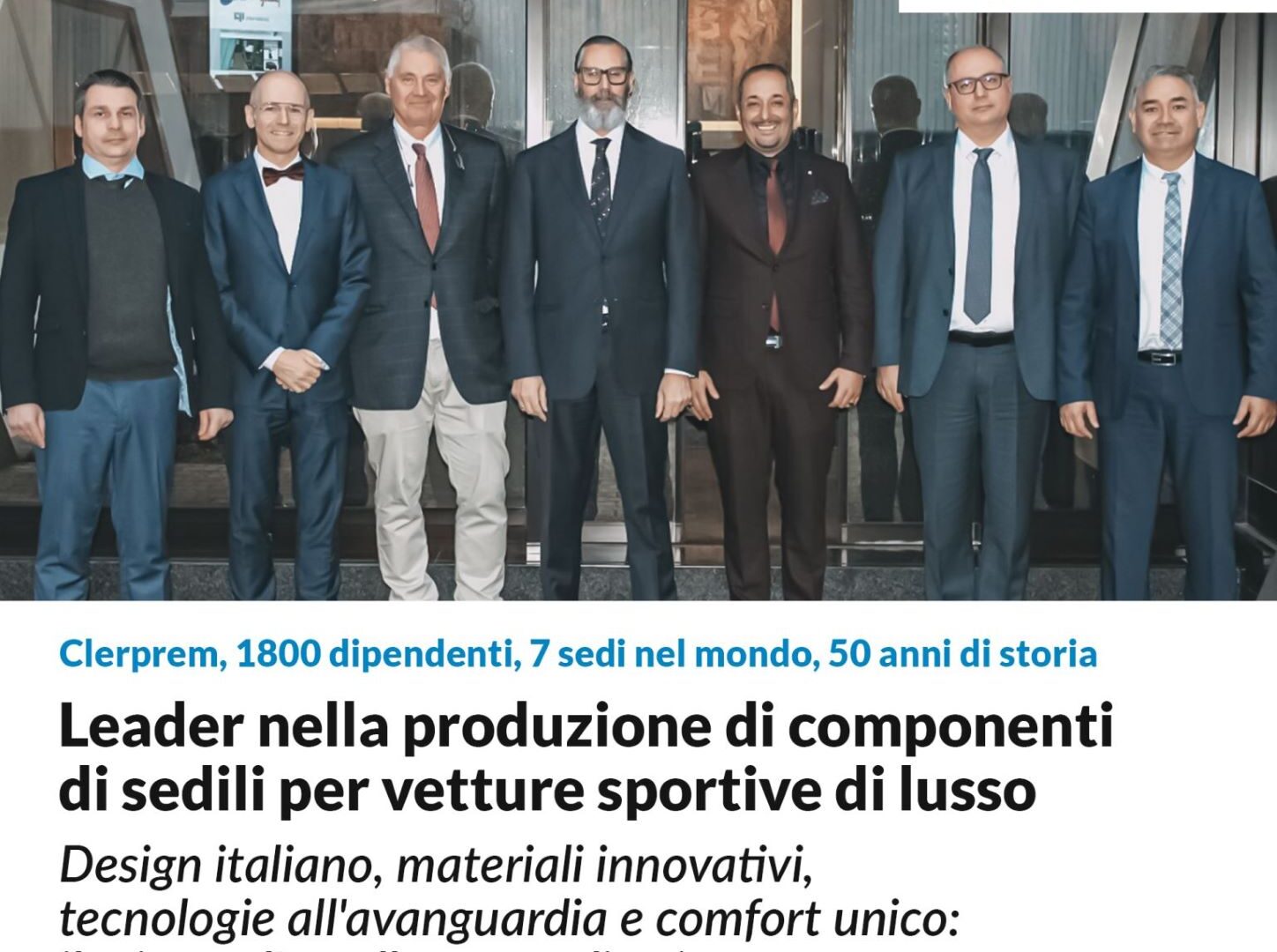Clerprem: leader nella produzione di componenti di sedili