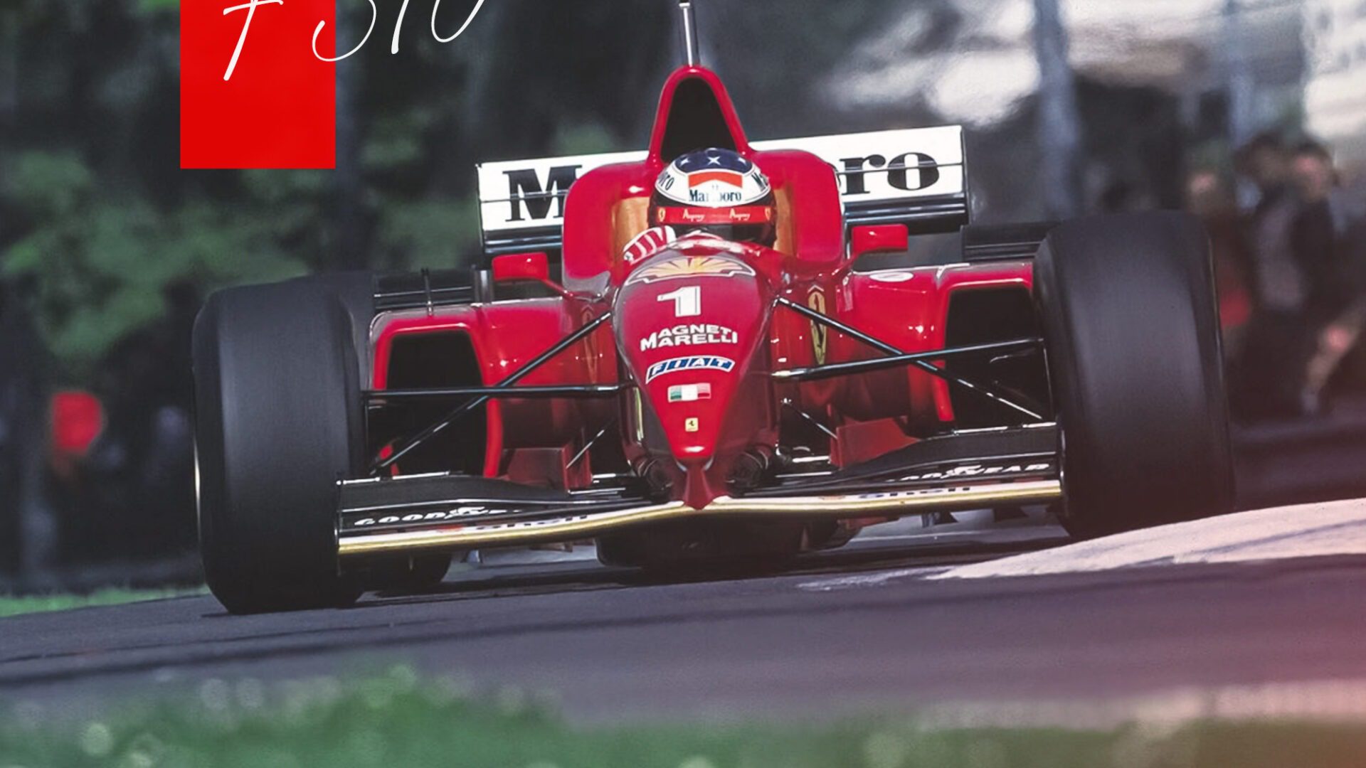 Ferrari F310, la prima Rossa di Schumy