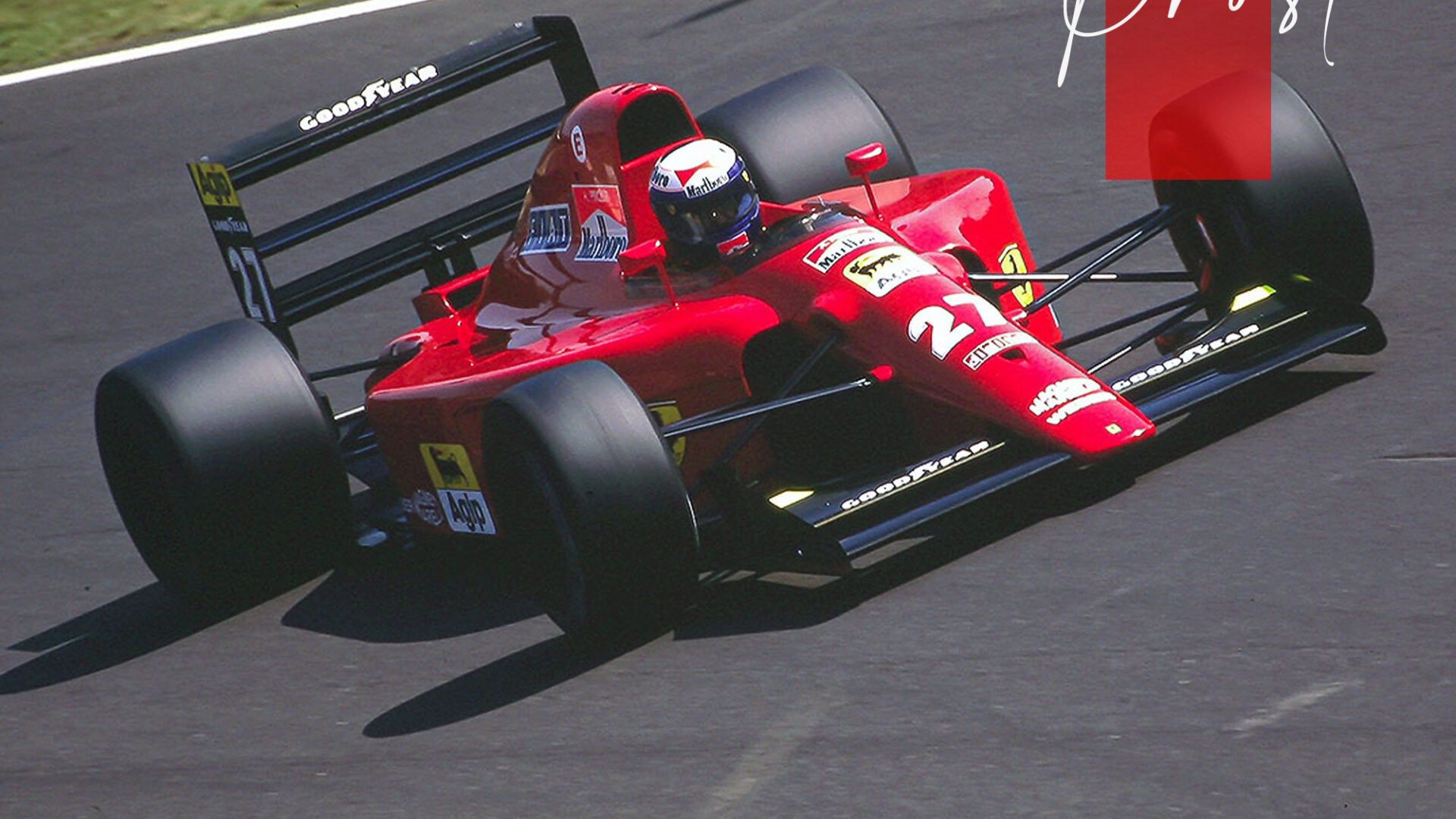 Prost e la  Ferrari ‘Camion’