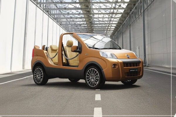 Fiat Fiorino Portofino, il piccolo camion convertito in spiaggina  